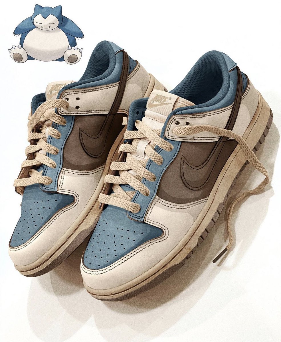 “Snorlax” Nike Dunk Low Concepts 😴💤
