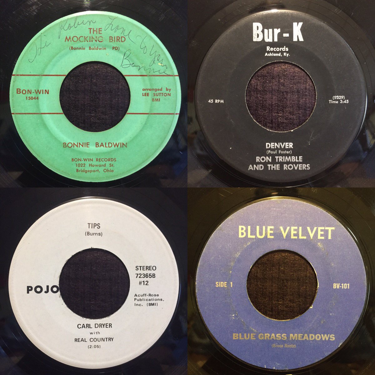 Episode 226 is all stuff I picked up digging in WV, VA, and TN last week!  The appalachians were beautiful and so are these records.

Listen here: dollarcountry.org/items/show/269…

#dollarcountry #vinyl #45rpm #bluegrass #rootsmusic