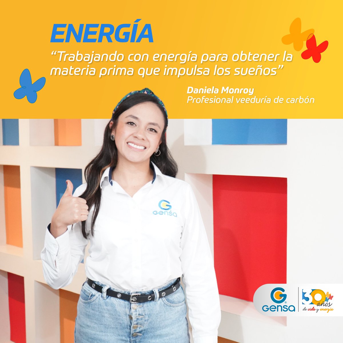 GENSAenergia's tweet photo. ¿Qué es la vida sin un destello de energía que la encienda? ⚡
En #GENSA, fuimos directamente a la fuente, a nuestros colaboradores, y les hicimos la pregunta: ¿Qué es para ti la vida y la energía?
Sus respuestas nos iluminaron de una manera sorprendente 👇🏻

#30AñosDeVidayEnergía https://t.co/ksIdU6iegu