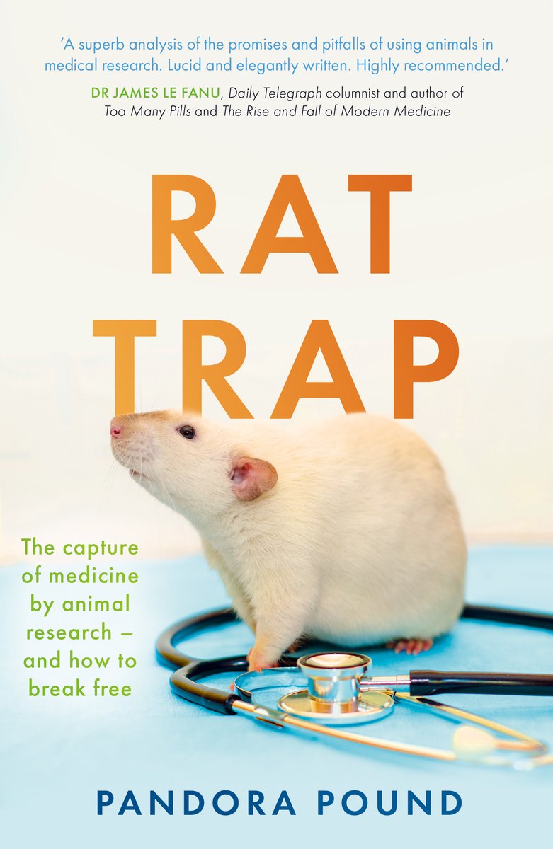 MarcBekoff's tweet photo. "Rat Trap": Why Animal Models of Human Disease Must Be Replaced

Dr. Pandora Pound's new book "blows the lid off decades of dogma."

https://t.co/kXPXOmjdkN https://t.co/e7Itz2G2u4