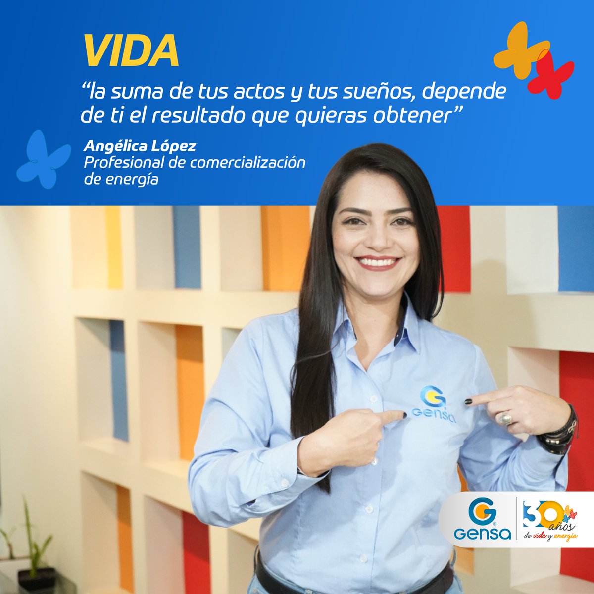 GENSAenergia's tweet photo. ¿Qué es la vida sin un destello de energía que la encienda? ⚡
En #GENSA, fuimos directamente a la fuente, a nuestros colaboradores, y les hicimos la pregunta: ¿Qué es para ti la vida y la energía?
Sus respuestas nos iluminaron de una manera sorprendente 👇🏻

#30AñosDeVidayEnergía https://t.co/ksIdU6iegu