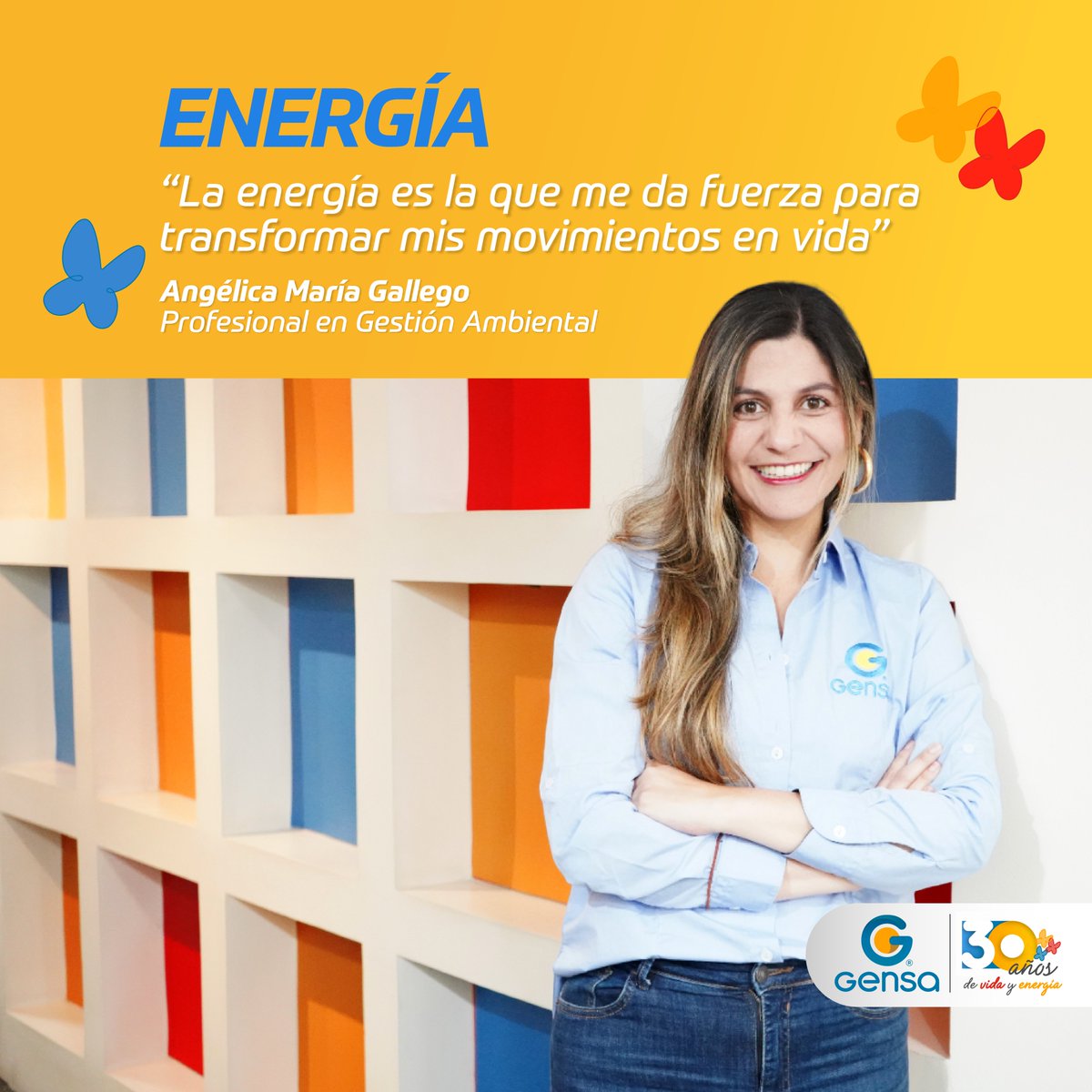 GENSAenergia's tweet photo. ¿Qué es la vida sin un destello de energía que la encienda? ⚡
En #GENSA, fuimos directamente a la fuente, a nuestros colaboradores, y les hicimos la pregunta: ¿Qué es para ti la vida y la energía?
Sus respuestas nos iluminaron de una manera sorprendente 👇🏻

#30AñosDeVidayEnergía https://t.co/ksIdU6iegu
