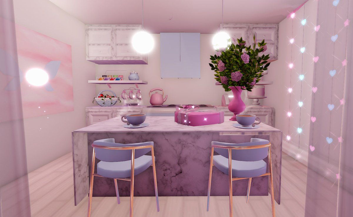 GamingwithVYT's tweet photo. The Kitchen in my Royale High Dorm 💖 

Video will be out later today @ 7 PM EST / 5 PM MDT / 4 PM PST :)

#royalehigh #royalehighcampus3 #royalehighdorms #roblox https://t.co/KMVrrhOyxL