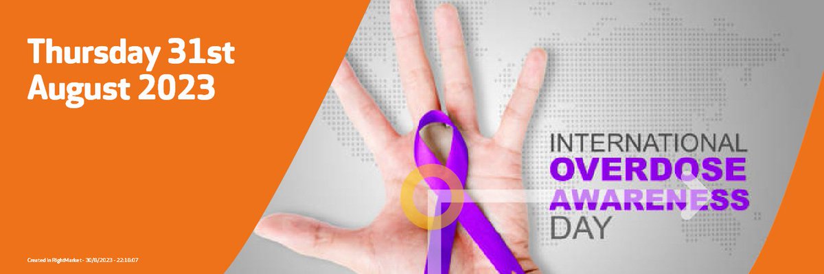 TPoldroch's tweet image. #IOAD2023 to remembering those lost to addiction in our towns. 0300 555 0234 for more information.