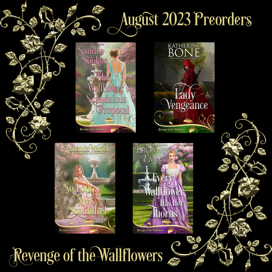 Revenge is a dish best-served cold… Or is it? These #wallflowers are about to find out, as they plot against those most deserving.
#HistoricalRomance #RevengeoftheWallflowers #BookBoost #IARTG #Preorder #RegencyRomance #Romance #Revenge
