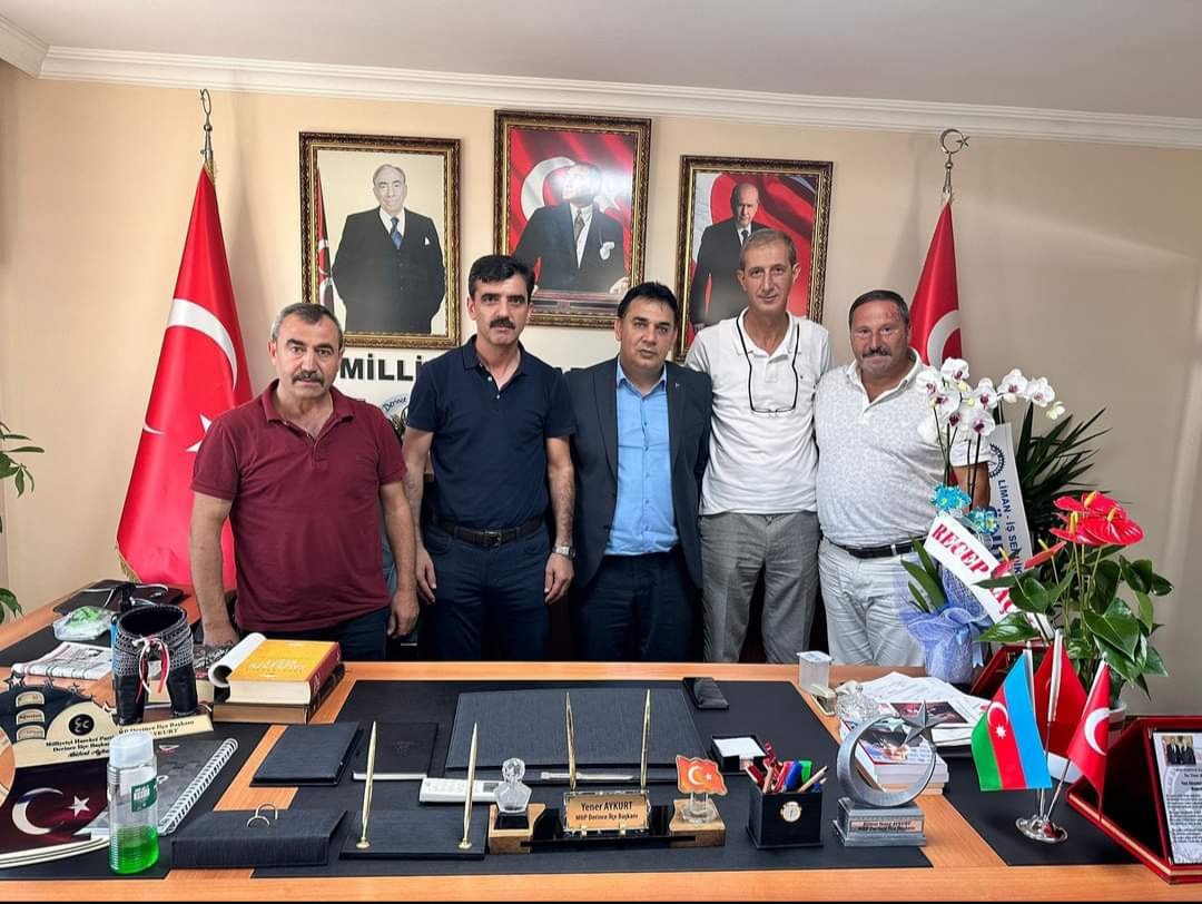 MhpDerince's tweet photo. Kocaeli Büyükşehir Belediyesi Kentsel Dönüşüm Daire Başkanı Sn. Adnan Pala, 
Gümüşhaneliler Vakfı Başkanı Sn. Kenan Öge,
Kaçmaz Turizm Yönetim Kurulu Başkanı Sn.Recep Kaçmaz,
MHP İl Başkan Yardımcısı Sn. Abdurrahman Kaya ilçe başkanlığımızı ziyarette bulundular. https://t.co/sXBYtoWBPi