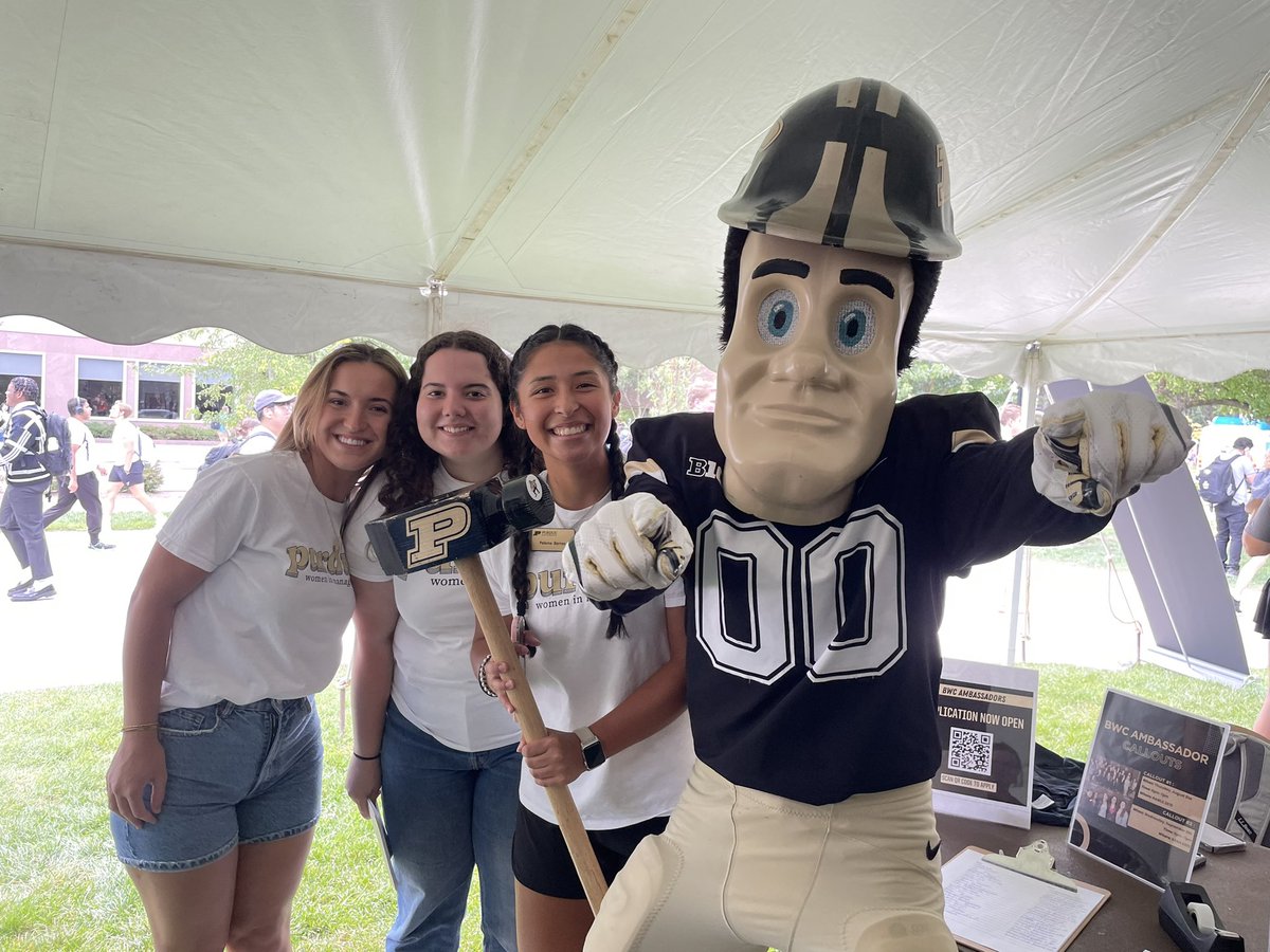 cara_putman's tweet photo. It was a fun day at @PurdueBusiness at @LifeAtPurdue as we celebrated the new school and new brand. I work with some amazing women and students through the @brockwilsonctr https://t.co/senlASPnT9