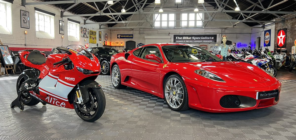Italian Exotica at its best…. Both available for sale down at The Bike Specialists & Cat Specialists
