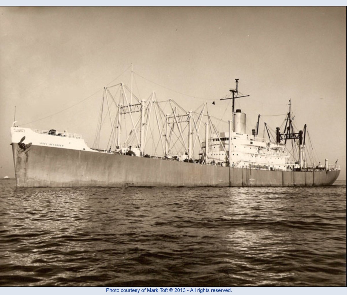 USMMWWII's tweet image. #InterestingRead  A Personal account of the October 18, 1949 sailing of SS Steel Recorder from New York Harbor to Bombay India including ports of call of: Beirut, Lebanon, Alexandria and Port Said, Egypt and Jedda, Saudi Arabia. isthmianlines.com/crew/mheires.h…