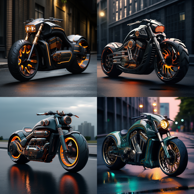 Rare_Ai_Curator's tweet photo. Futuristic EV Harley Davidson by AI
A Thread
#harleydavidson #motorcycle #BIKER #bikelife #ebike #Ev #futurescape #futuristic #custom #rare #rareai #AIArtwork #AIartists #la #LosAngeles #bikeriders #chopper #electric #design #Houston #Nevada #Chicago #Miami https://t.co/vhKvO6NYeh