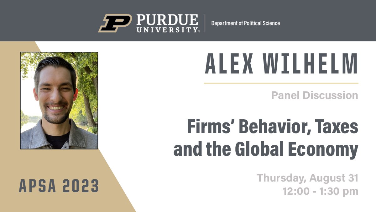 Check out the upcoming #APSA2023 presentation by <a href="/Alex_Wilhelm_/">Alexander Wilhelm</a> !