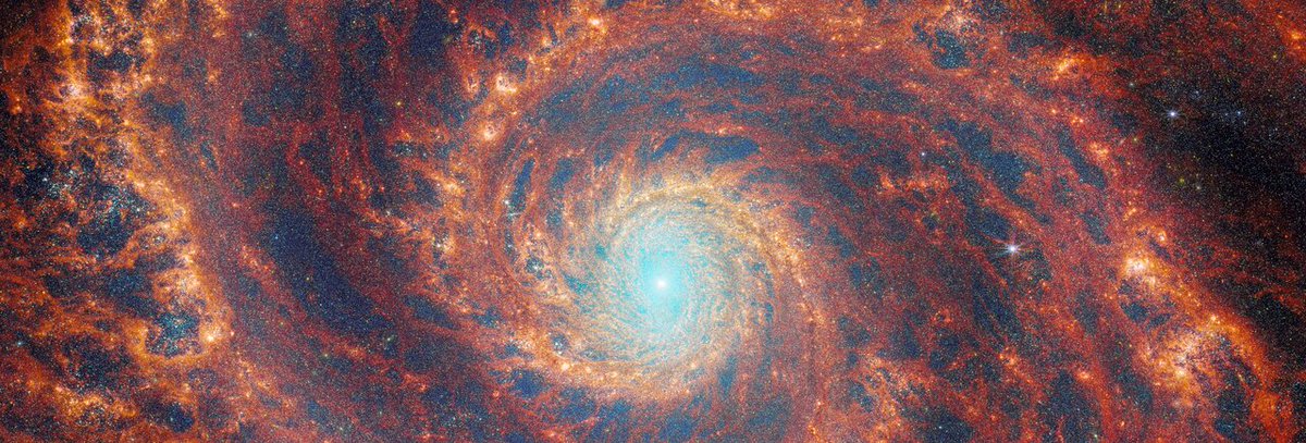 The Whirlpool Galaxy, Seen by JWST - universetoday.com/162955/the-whi… by -@nancy_a #jwst