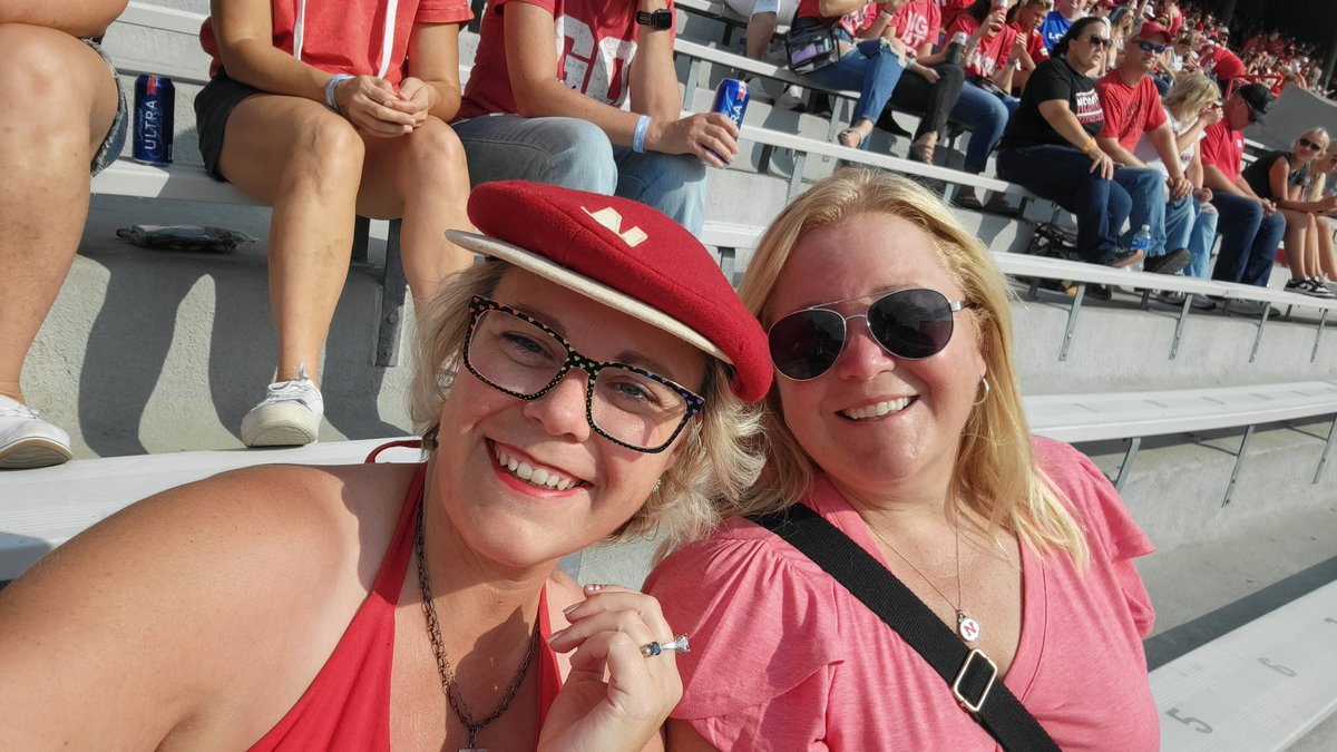 KimZieRealtor's tweet photo. #Huskers Nebraska Vball Day. https://t.co/3BJkTWNa0h