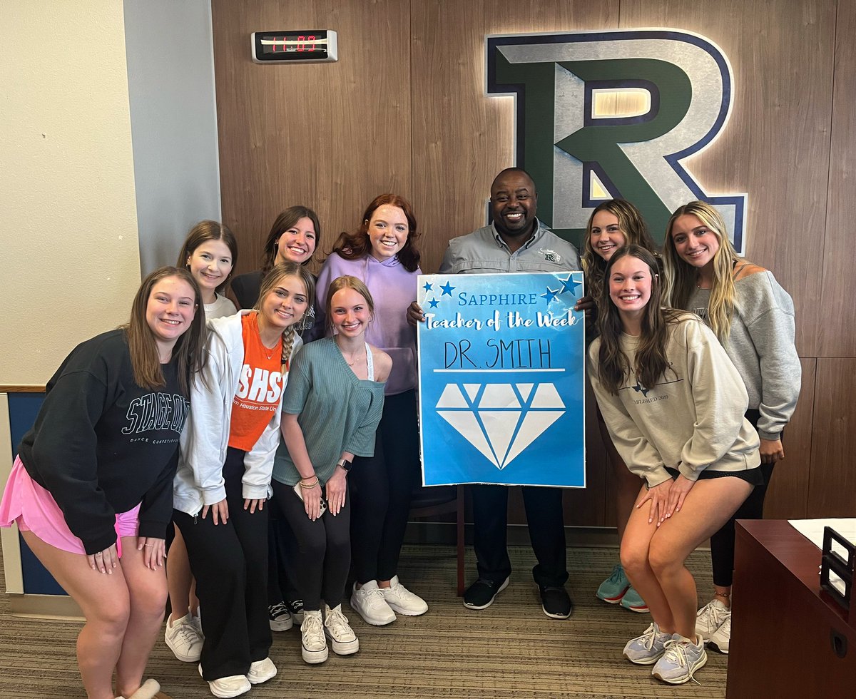Congratulations to our wonderful Staff of the Week, Dr. Smith! He is always so energetic and always finds ways to make us laugh!🦁🩵