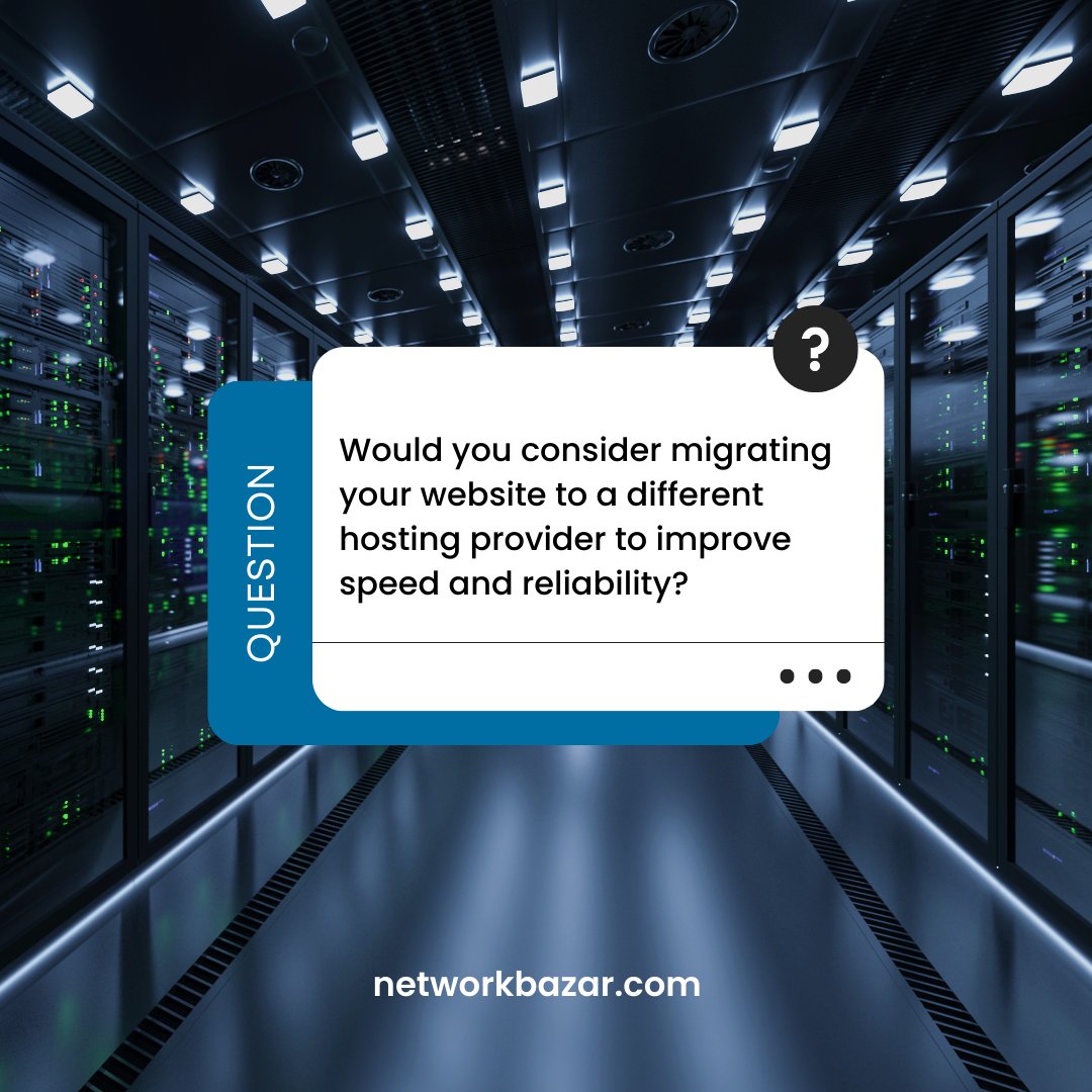 Say goodbye to slow loading times and hello to an exceptional browsing experience for your audience. Our top-notch hosting services will ensure that your website runs smoothly, without any interruptions or delays.

 👉 networkbazar.com

#WebHosting #webhostingservices