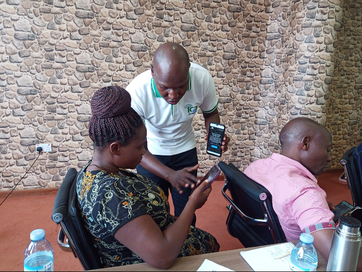 ict4farmers's tweet photo. Digital training for the #DFA key persons on the use of @ict4farmers services with support from @SolidaridadECA earlier today in Mbarara, Oxford Hotel. @unffe @8TechConsults @MAAIF_Uganda @UCC_Official @MoICT_Ug @Kamuganga @flirshk @dpmirembe @UCC_ED @RobinahNabanja_ @OPMUganda https://t.co/vM3xbuBJlM