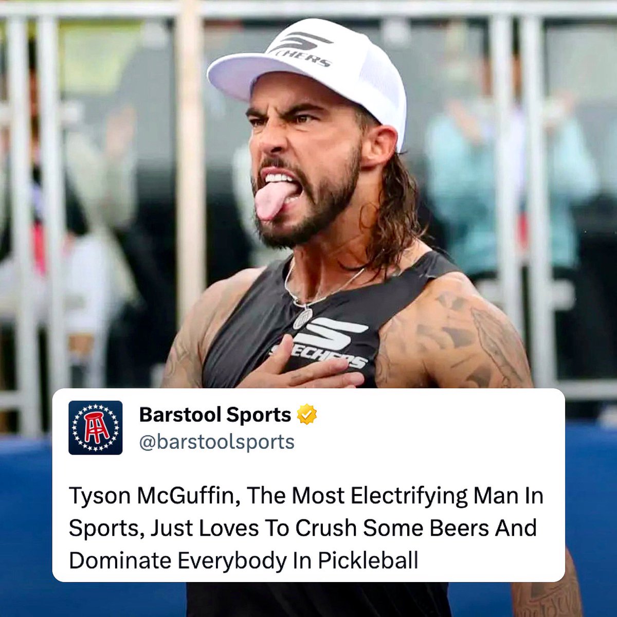 Tyson only came here to drink some beer and kick some ass. 😤

<a href="/TysonMcGuffin/">TysonMcGuffin</a> <a href="/barstoolsports/">Barstool Sports</a>