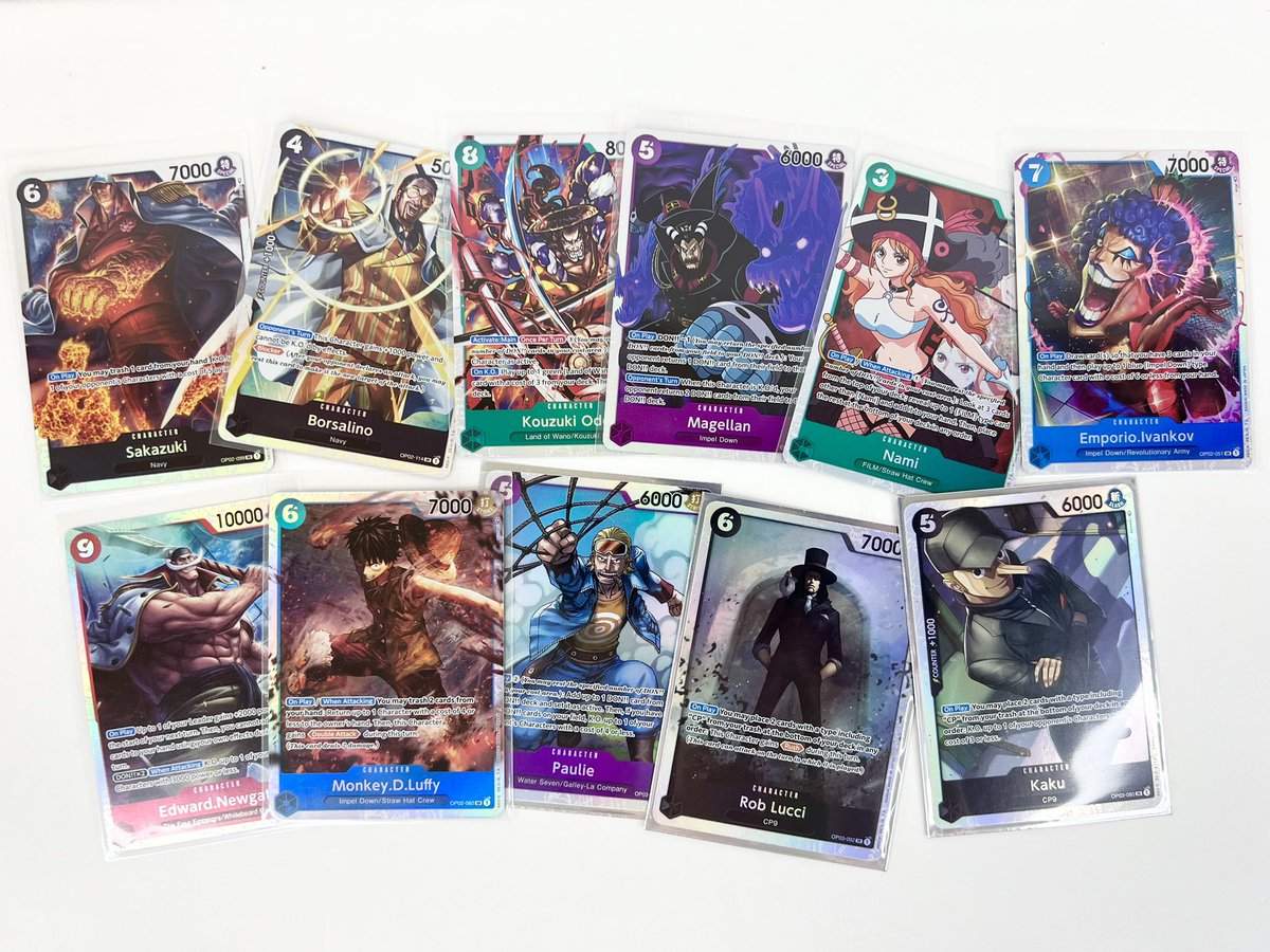 Since tomorrow is the official release of the Netflix One Piece Live Action series, let’s run a giveaway for some OPTCG SR’s 👀

3 winners, each winner gets to pick 2 SR’s shown in the photo. Details in the thread below 👇🏼 

To enter: Follow, Like and RT 🫡