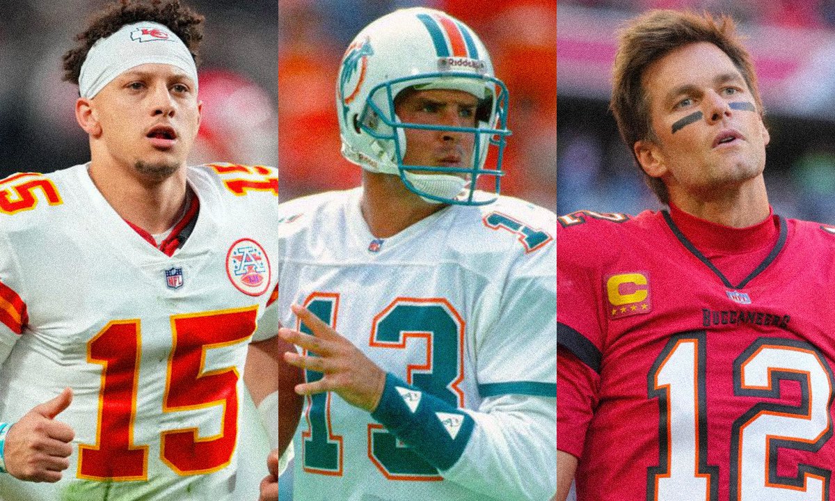 jasrifootball's tweet image. 𝗧𝗥𝗘𝗡𝗗𝗜𝗡𝗚: #49ers HOF QB Joe Montana says Tom Brady ISN’T the goat and that #Dolphins Dan Marino is, via @tmz

“Put Marino into today’s game where he gets free release… and his receivers, holy cow, weren't very big. Now these guys are 6'4, 6'5. I think [Marino] is…