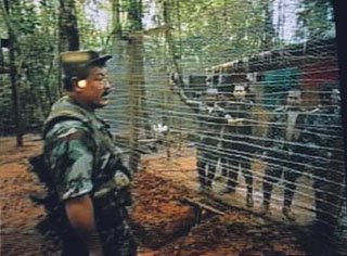codiguillos's tweet photo. Los únicos en Colombia que han tenido campos de concentración (como Hitler) fueron las FARC, las mismas que hoy están adheridas al Pacto Histórico. https://t.co/DT9BdE23Ds