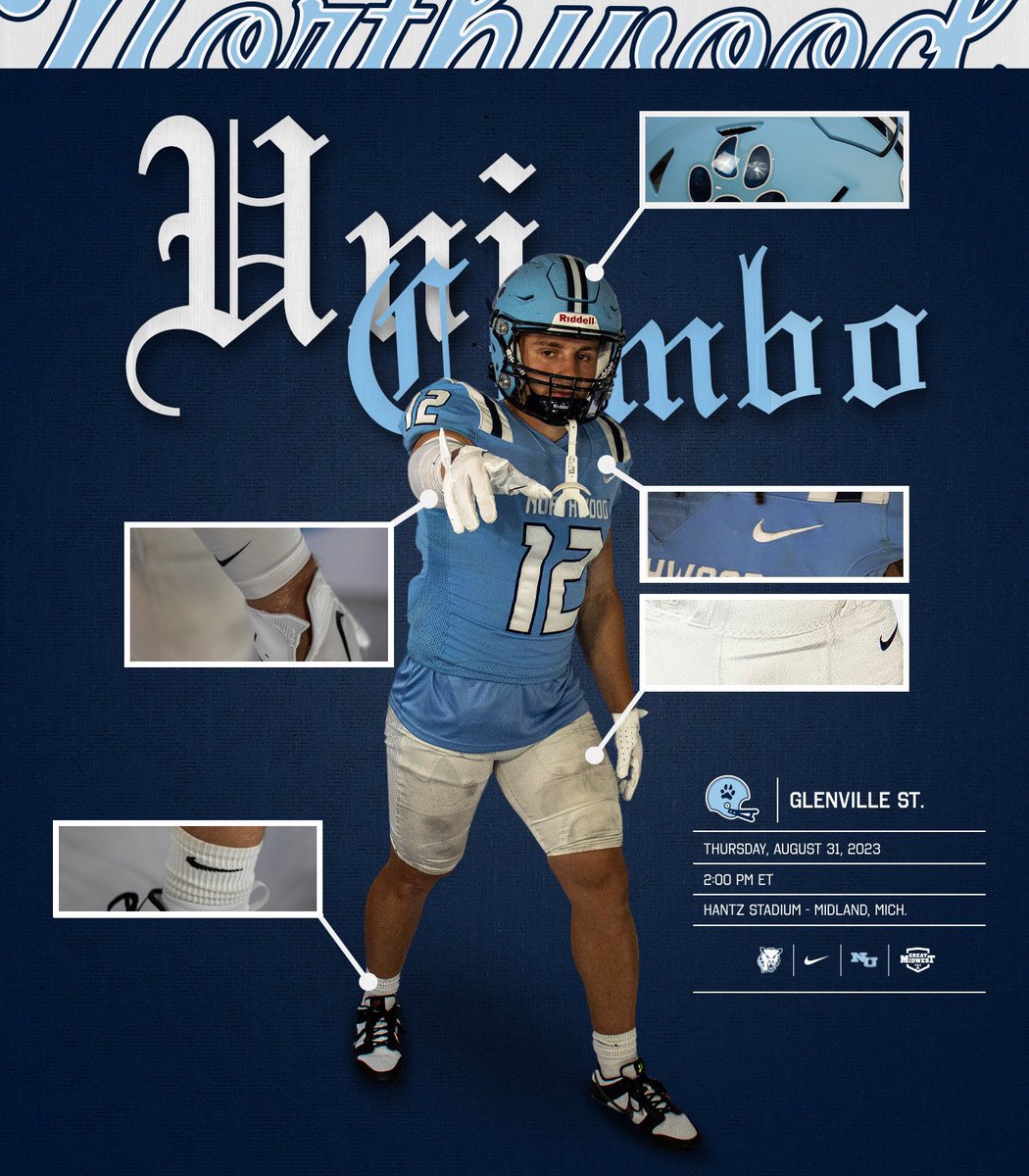 Northwoodfball's tweet photo. Lookin’ so fresh and so clean with the Northwood Blue jersey 👀 

#LetItRip #RollTimbys🐺 https://t.co/PJzYK21eHV