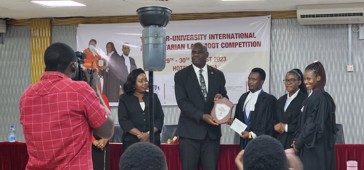 CavendishUg's tweet photo. Congratulations to the Cavendish Law moot team for winning the #ICRCMootUg23 Competition that has ended today. This year's finals were between Cavendish University and @KIU.

The team looks forward to 
representing Uganda 🇺🇬 in Arusha in November 2023. https://t.co/4PIKoOqXh1
