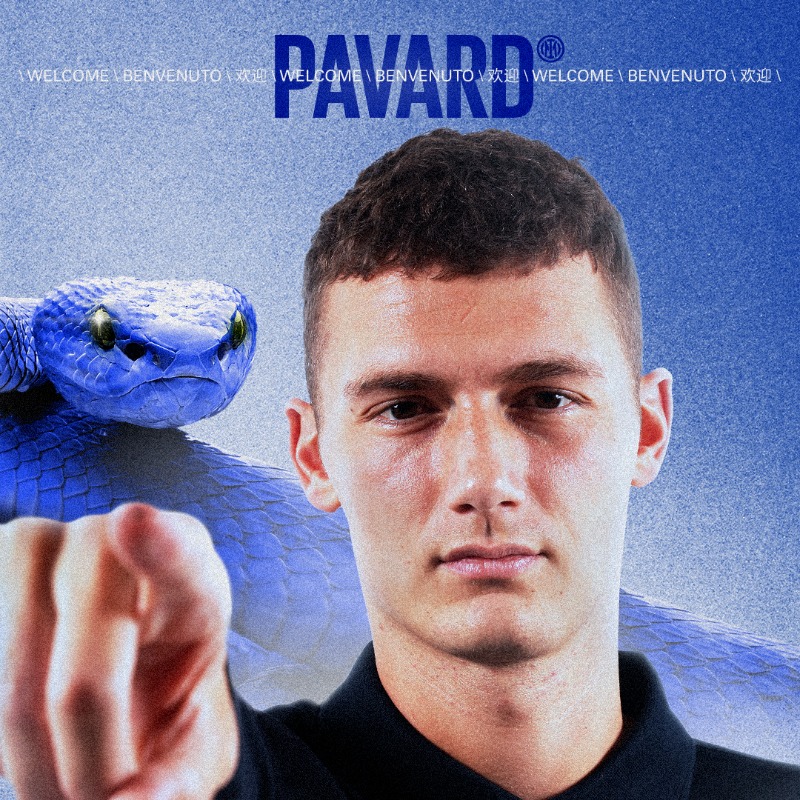 Inter_en's tweet photo. Bienvenue 🇫🇷

#ForzaInter #WelcomeBenjamin