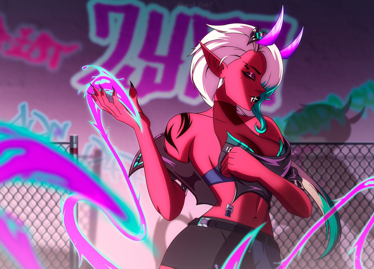 evil_rise7's tweet image. My take on 🌹Street Demon Zyra

#zyra #streetdemon #LeagueOfLegendsFanArt