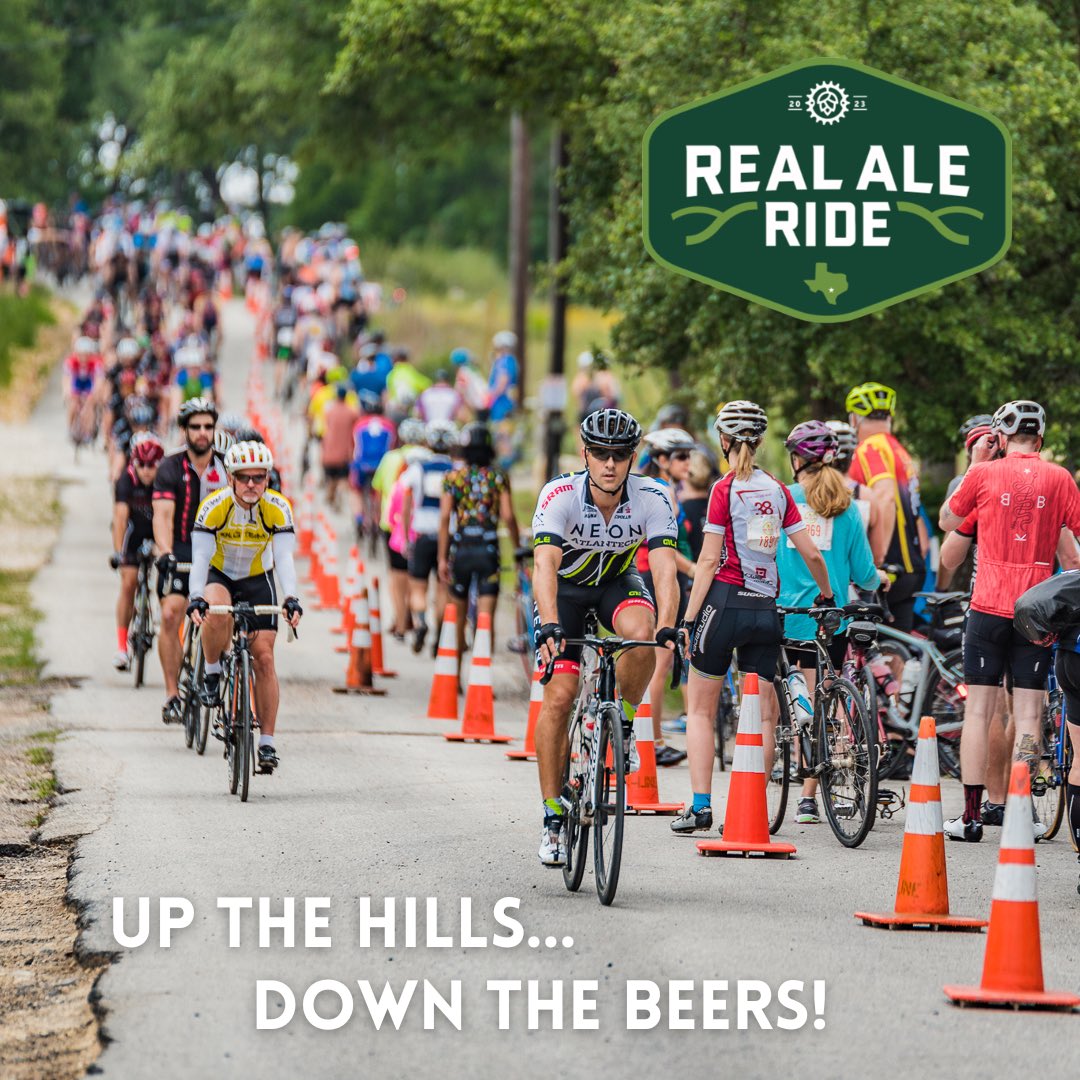 The 14th Annual Real Ale Ride is rolling through the scenic hills of Blanco, TX on Saturday, October 28. 

Register now: realalebrewing.com/event/realaler…