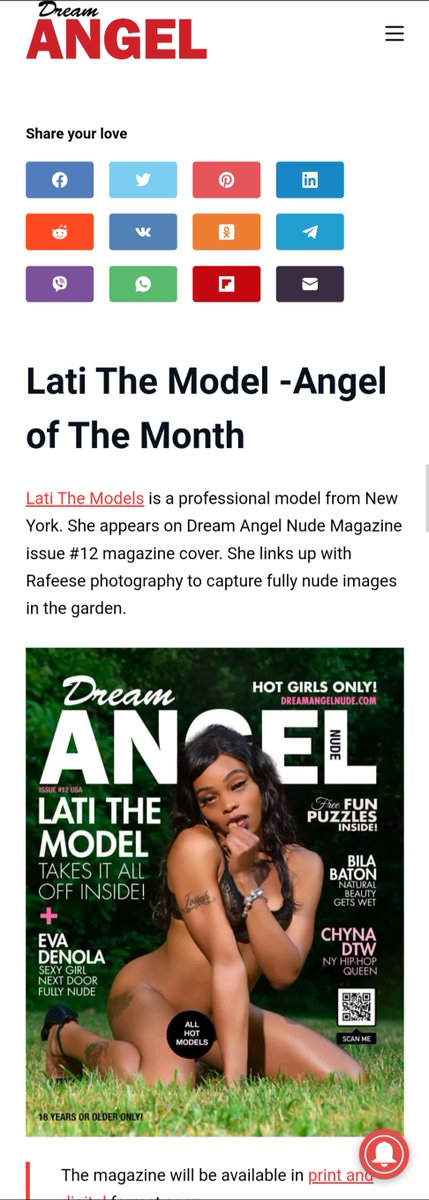 LatiTheModel's tweet image. Dropping soon. But for now you can upvote, comment, share. Blessed. 
Photo of course @Rafeese 
@renaldocreative @dreamangelmag 
dreamangelnude.com/lati-the-model/

#model #published #vote #support #magazine #covermodel #ebonymodel #nude #erotic #sexy #tren