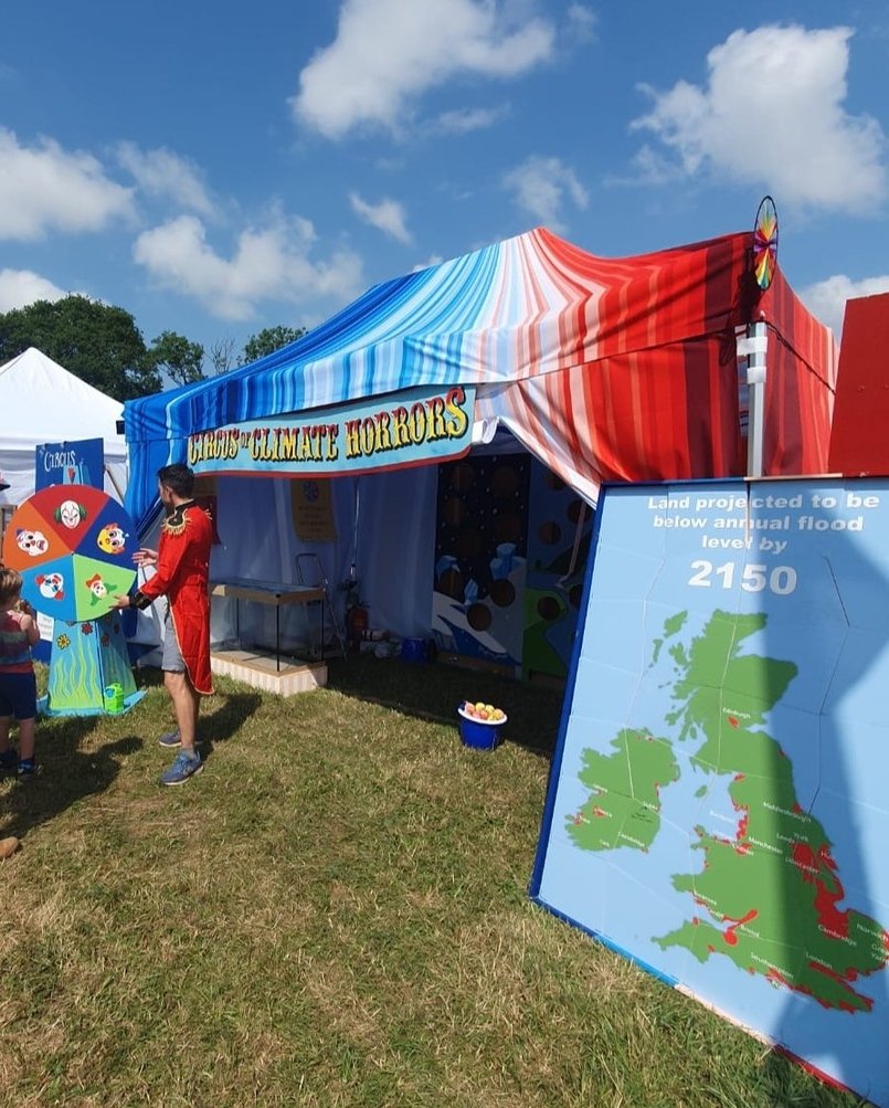 CircusofClimateHorrors (@climate_circus) on Twitter photo Heading to <a href="/EPfestival/">Electric Picnic</a>? Make sure to come see our circus of climate horrors Friday at Mindfield (3-7pm), you can't miss us, we'll be in a warming stripes coloured tent! Looking forward to checking out fellow climate conscious folk like <a href="/Rubberbandits/">@Rubberbandits</a> over the weekend. Heading to <a href="/EPfestival/">Electric Picnic</a>? Make sure to come see our circus of climate horrors Friday at Mindfield (3-7pm), you can't miss us, we'll be in a warming stripes coloured tent! Looking forward to checking out fellow climate conscious folk like <a href="/Rubberbandits/">@Rubberbandits</a> over the weekend.