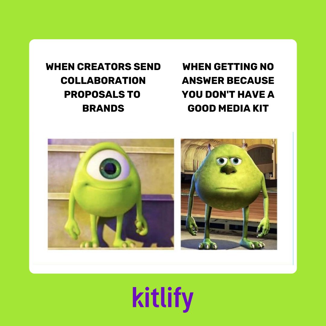 A stunning Media Kit it's key to impress brands and get more collaborations 🚀 
Save time creating yours with Kitlify 😉
bit.ly/HiKitlify

#influencers #influencermarketing #influencer #influencerslife #influencertips #creators #memeoftheday