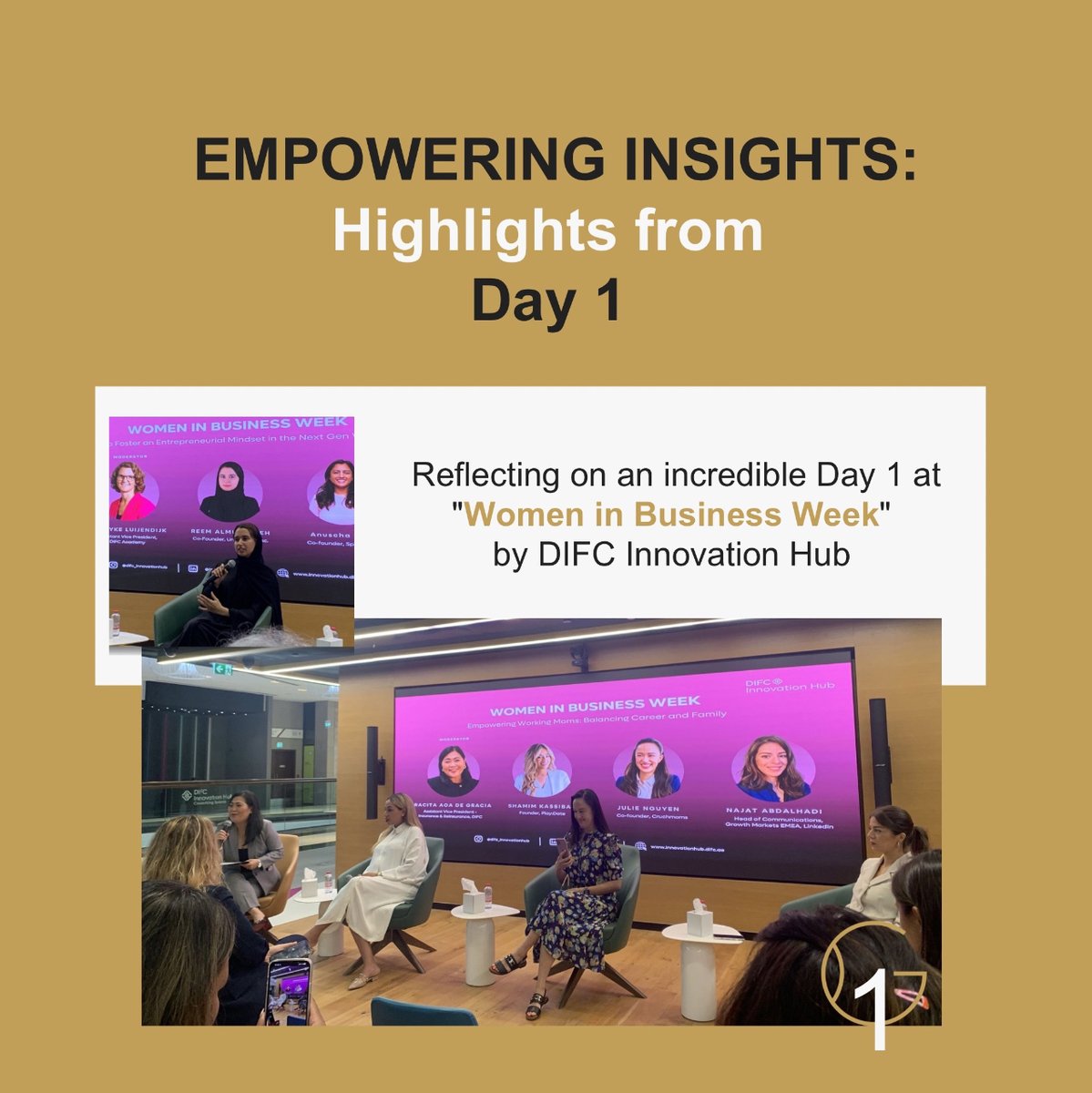 We had a great day with thought-provoking panel discussions, success stories, and networking...

#womeninbusiness #empowerment #professionaldevelopment #careerandfamily #entrepreneurialmindset #workingmoms #networking #inspiringvoices #knowledgeexchange #diverseperspectives