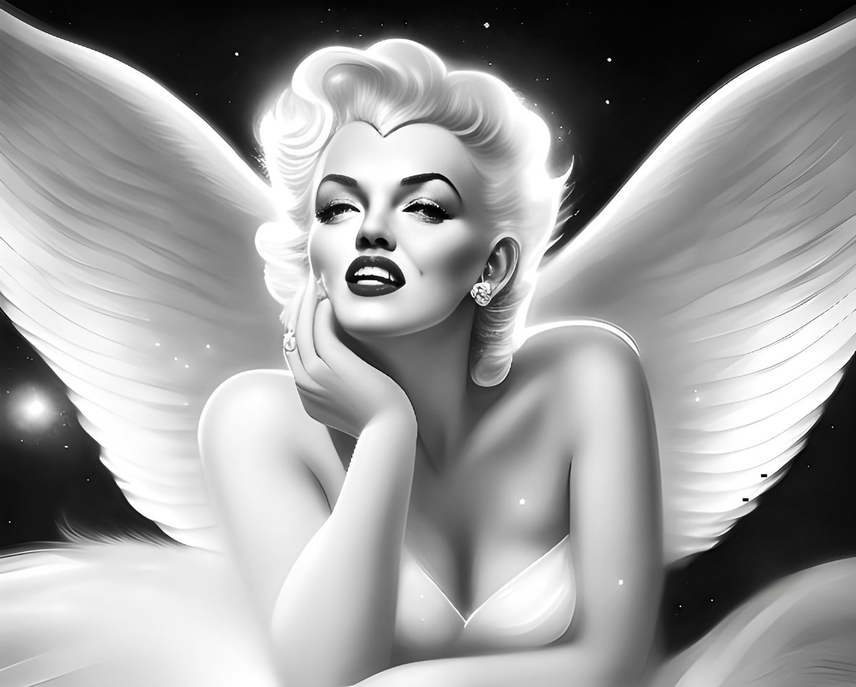 starrverse1111's tweet photo. Still dazzling us with her beauty and spark 💫

Art Title: Dazzle B/W
🔗

#nft #NFTCollection #MarilynMonroe #aiart #art #STARS #Eth #cryptoart #nftcommunity #ai #nftdrop #artcollector #beauty #love #OpenSea https://t.co/b8wPc2G4nI