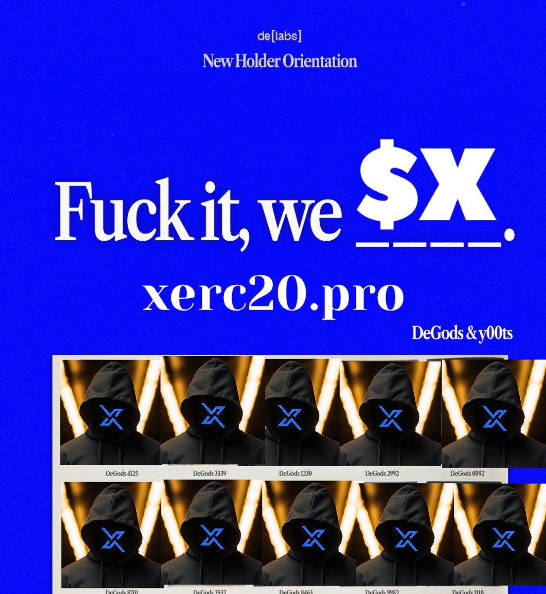 AlphadogETH's tweet image. The News DeGods and Yoots 
                     Buying $X
#XArmy #XSpeech xerc20.pro 
@xprojecterc @Cross0verX