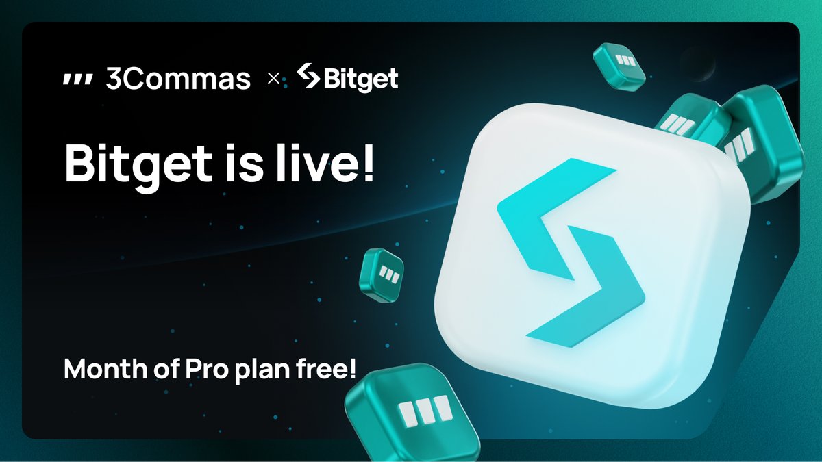 🚀 Bitget is live! Trade on Bitget <a href="/bitgetglobal/">Bitget</a> with 3Commas Pro FREE for 1 month! Trade actively for 7 days with $200 bot deposit to get 2 extra FREE weeks of 3Commas Pro. Don't miss out! Aug 30 - Sep 30. #3Commas #Bitget 📈🔥

bonus.bitget.com/Welcome_campai…
