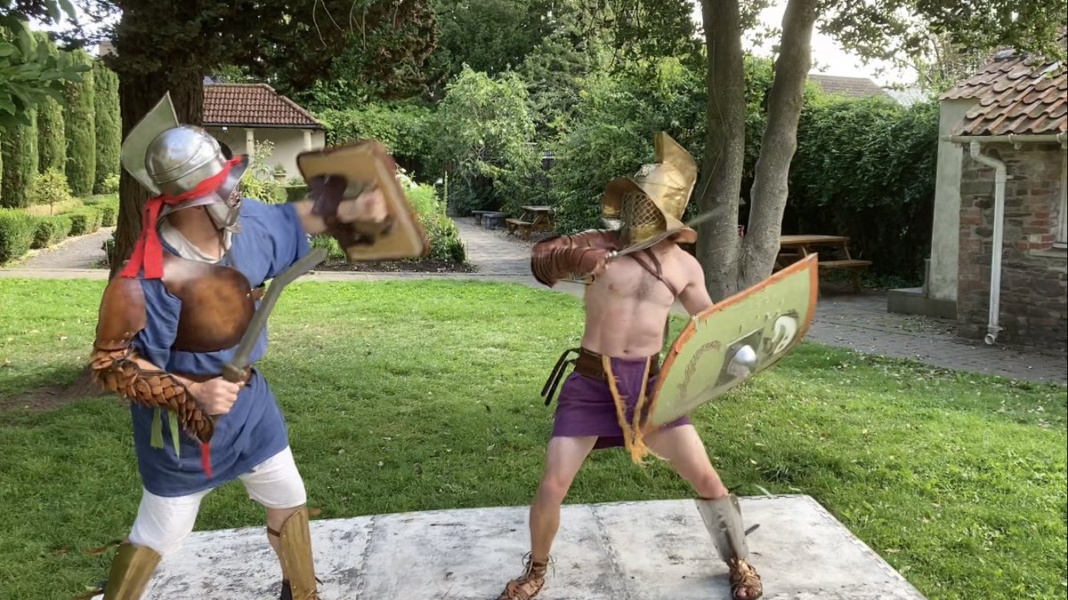 This summer has been so much more fun than at least the last 5 summers @RomanCaerleon and that’s because we’ve been doing more public engagement! Fingers crossed we get to do this more often. #BringingHistoryToLife #gladiators #learning #fun #museums #Wales #Romans