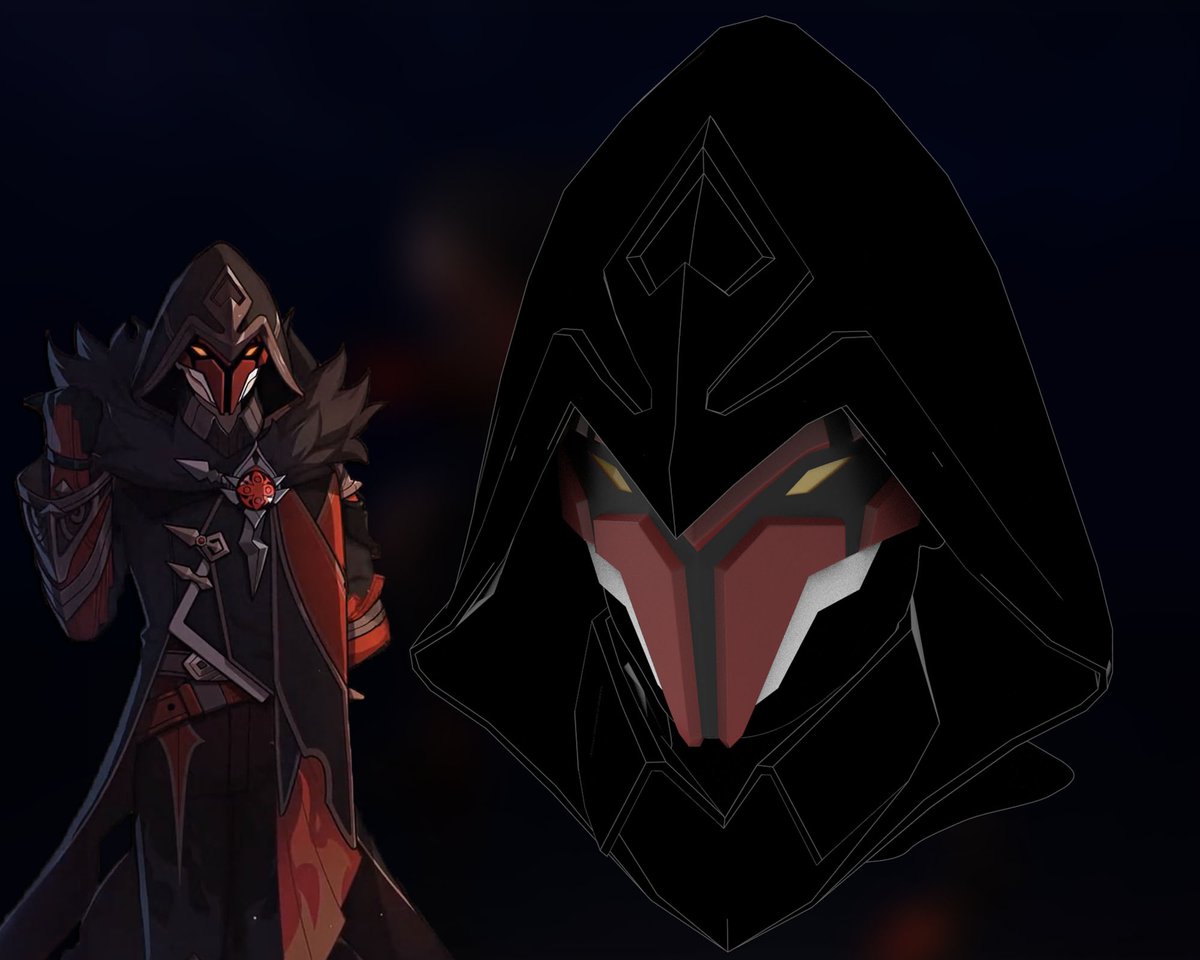 TaviCosplay's tweet image. И глаз порчи для более испорченного мальчика 
#genshin #genshinimpact #pyroagent #3dmodel