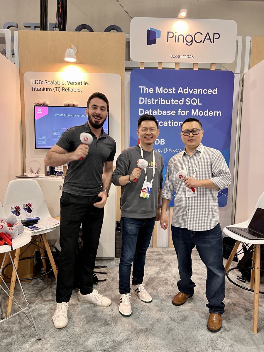 PingCAP's tweet image. Calling all @Google Cloud NEXT 23’ attendees! Join us at booth #1046 to explore the exciting realm of cloud-native databases, and snag some amazing swag while you glimpse into the future of technology.
#GCNEXT23 #CloudDatabase