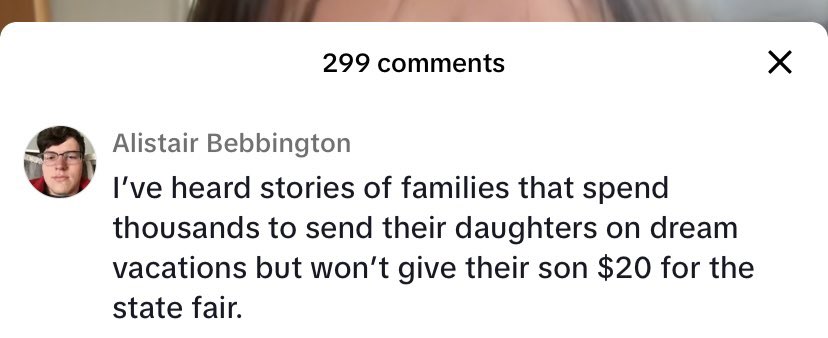StephGarboski's tweet photo. I can’t get over this comment I found on tiktok… there are so many layers to this, so much to unpack… I’ve heard stories https://t.co/85z4mYg9Hn
