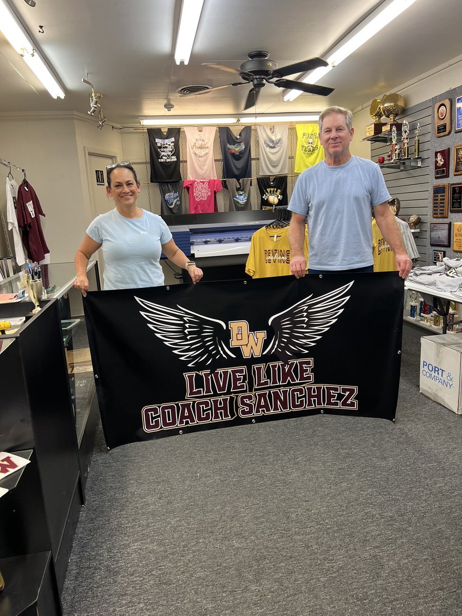 Shout out to Image Matters/South Texas Trophies for the Donation!! LLCS!! Warhorse Stadium Banner!! @devine_ISD_AD <a href="/nation_warhorse/">Warhorse Nation</a> <a href="/DHSstudent_sec/">MAROON TYPHOON</a> 
<a href="/AthleticsDevine/">Devine Athletics</a> 
<a href="/JournalismDHS/">DHS Journalism</a> 
<a href="/gabe5x/">GABE⚡️</a>