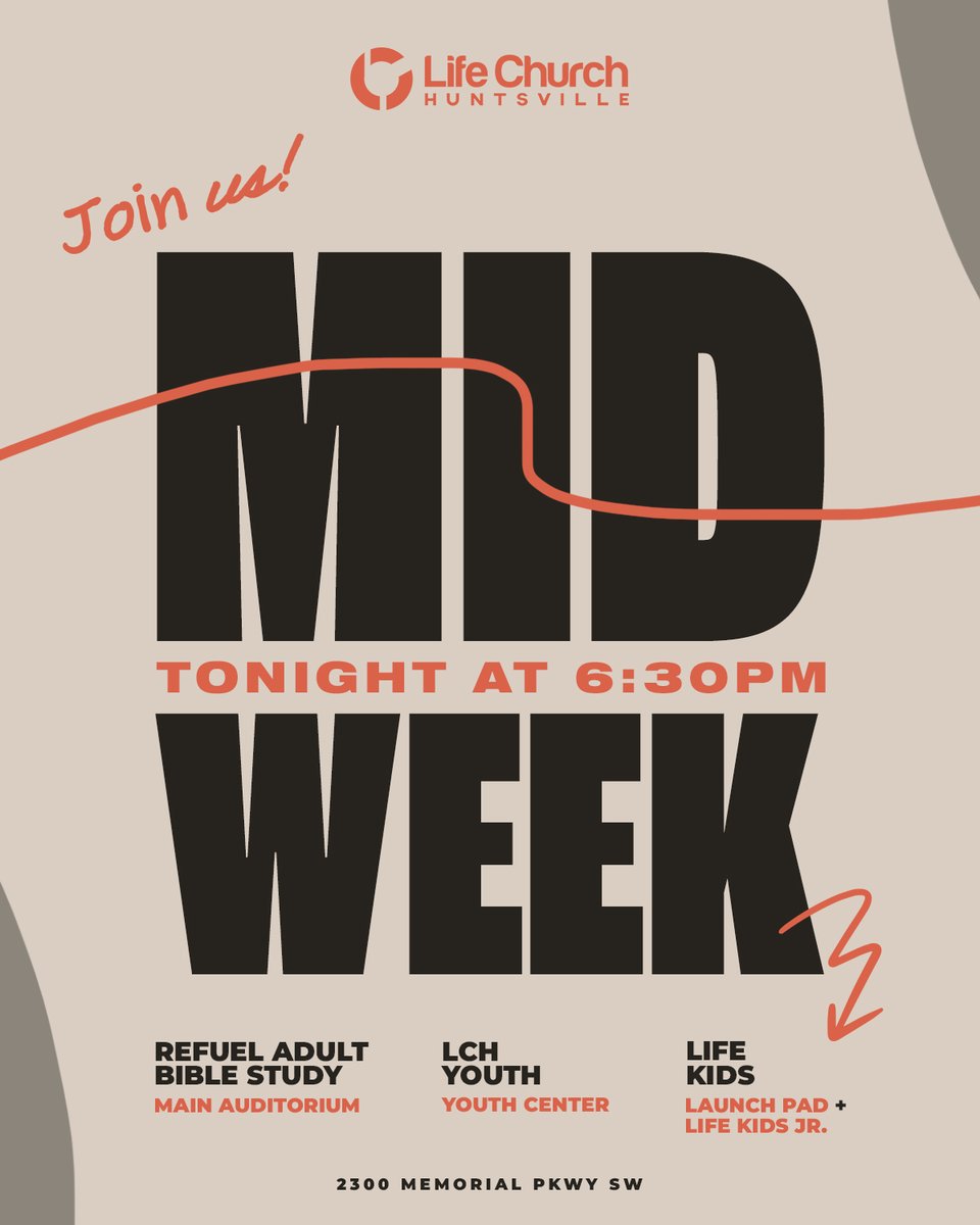 Come join us for our Midweek Gathering! We have something for the entire family! #beourguest