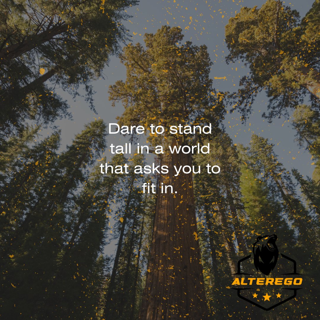 Dare to stand tall in a world that asks you to fit in. 🌍✨ #StandTall #DefyExpectations #BeUnapologetic #ForgeYourPath #RiseAbove #AuthenticSelf