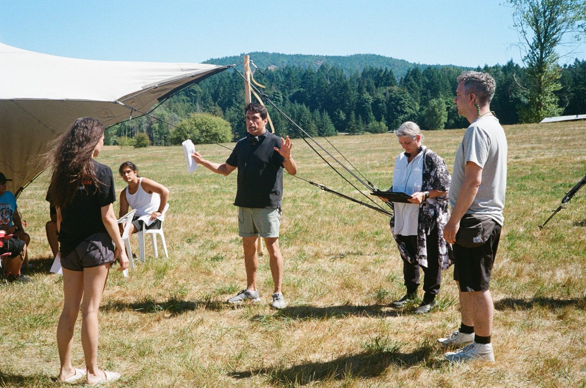 OrcaCoveMedia's tweet image. Last day of filming #SweetSummerPowWow!

It has been such a pleasure working with everyone in our amazing crew and our talented cast.

We are extremely grateful and excited for the next steps of this anticipated production 🎬💛✨