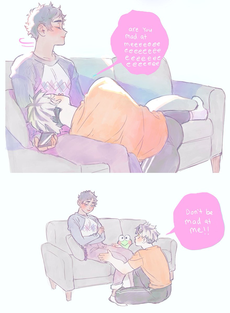 don't be mad at Bokuto