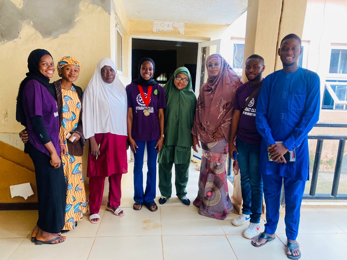 Rotaract9125NG's tweet image. See what The Rotaract Club of Usmanu Dandfodiyo University, Sokoto have been up to! 🎉

On Wednesday, 12th July 2023, a Child And Maternal Health Care Project was carried out by the club.
This project is centered on  pregnant Women and Childbirth

Well-done Partners!

#CreateHope