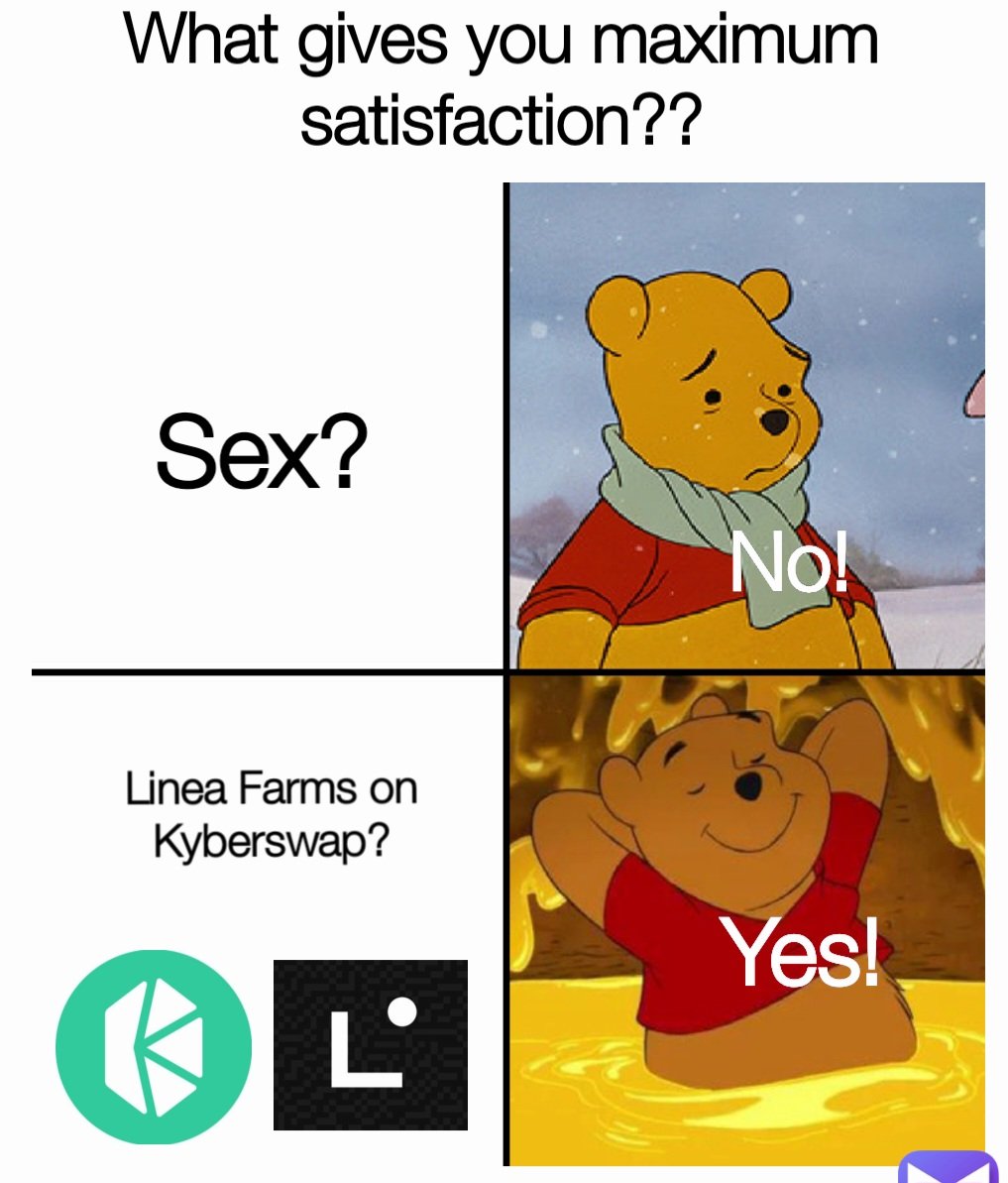 Fresia_1's tweet photo. @KyberNetwork Linea farms on #Kyberswap is the real deal! ROi guaranteed!

#memes #LineaFarms #Linea https://t.co/oxsUFSsFtS
