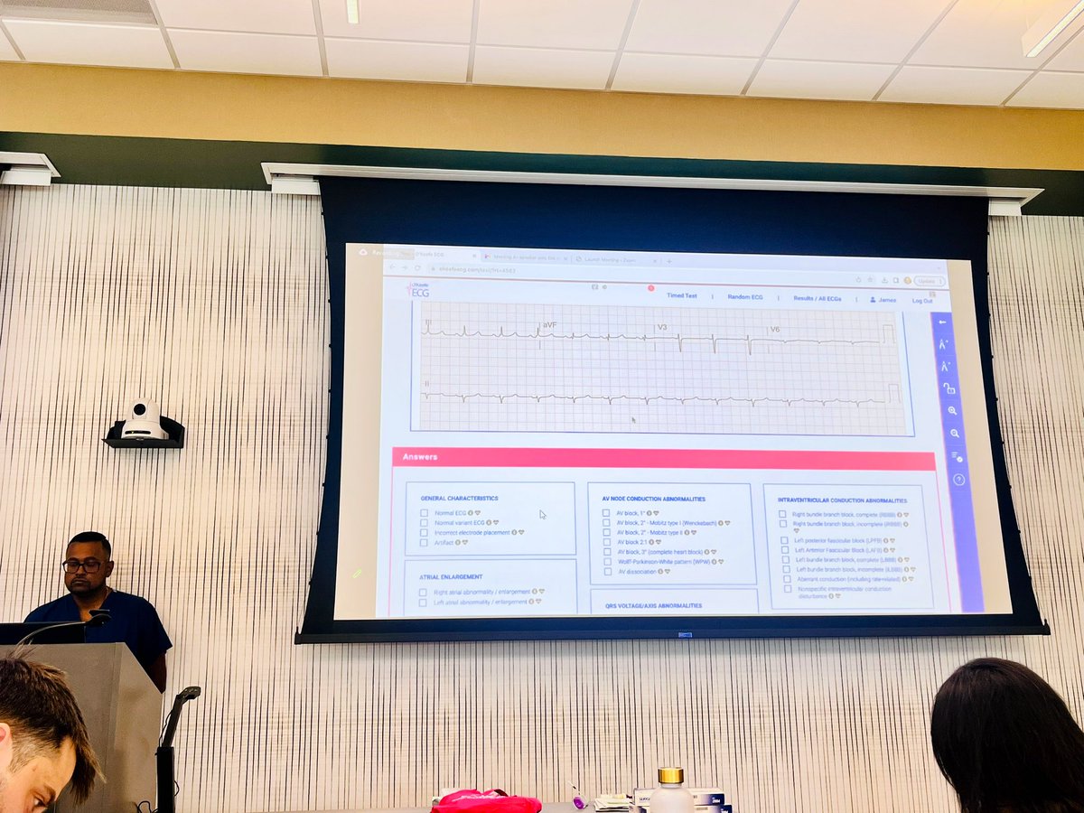Just a day in the life of a cardio fellow at <a href="/McLarenHeartVas/">McLaren Macomb Cardiology Fellowship</a>… we just had <a href="/Dr_OkeefeECG/">Dr. O'Keefe ECG</a> teach us about ECGs! <a href="/DrJayMohan/">Jay Mohan, D.O., FACC, FSCAI, FASE, RPVI</a>