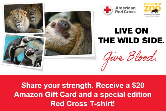 RedCrossIL's tweet photo. Happening tomorrow from 9 a.m. to 3 p.m., the 8th Annual Blood Drive at Brookfield Zoo at the Brookfield Zoo Discovery Center, 3300 Golf Road, in Brookfield. 

Register @ https://t.co/jKEVT5gXzx and enter sponsor code: BrookfieldZoo or call 800-Red Cross

@BrookfieldzooIL https://t.co/jOPKtL5oNM