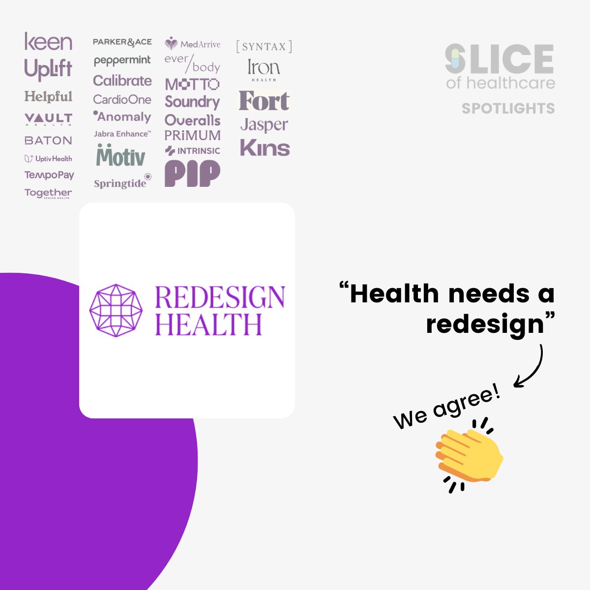 🫶 'Health needs a redesign!' Dive into the future with @redesignhealth1! They're not just thinking outside the box; they're redesigning the entire healthcare landscape. From developing groundbreaking technologies to empowering founders, they're on a mission to make healthcare…